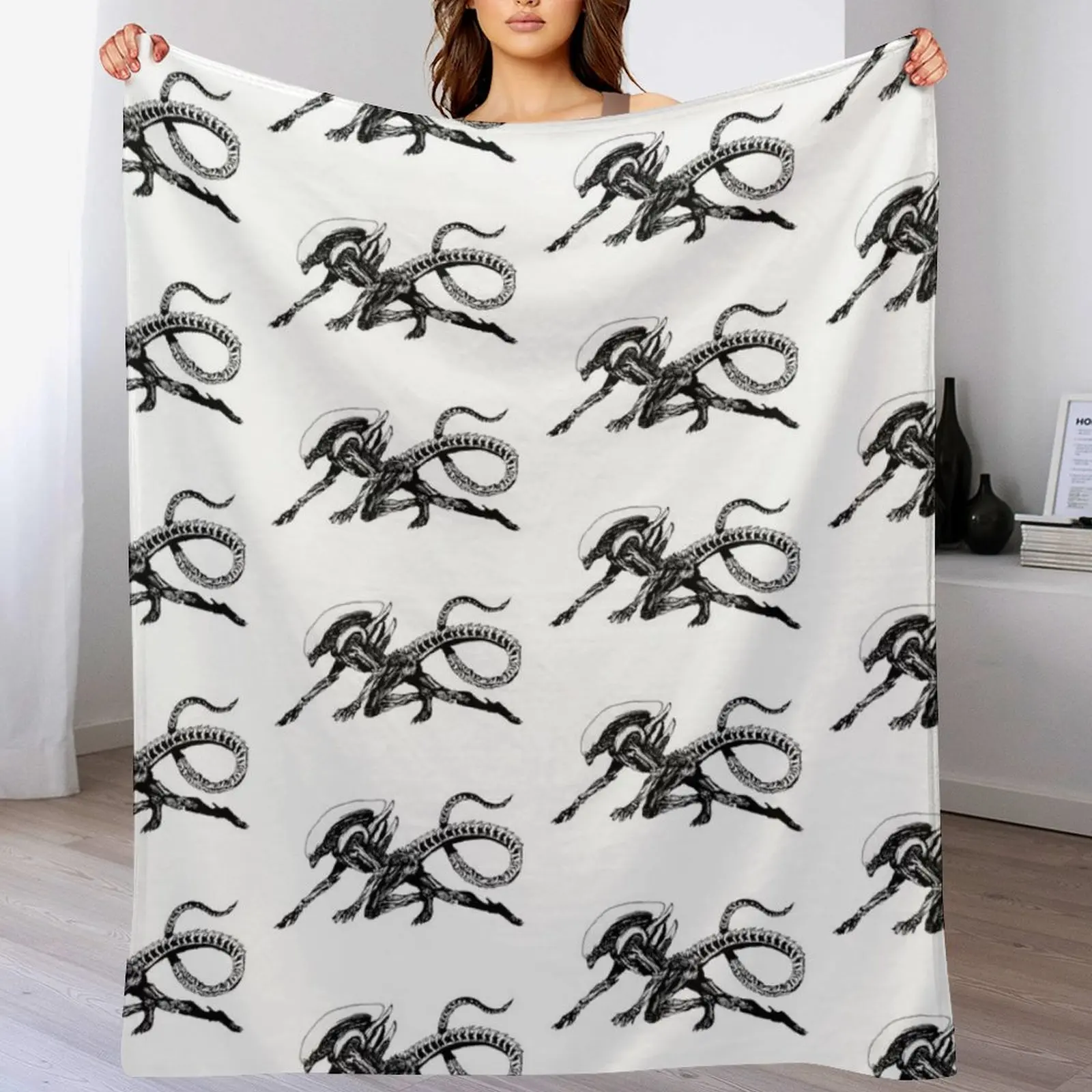 3D Printing Xenomorph - Xenomorph Alien Movie Überwurfdecke, weiche, warme