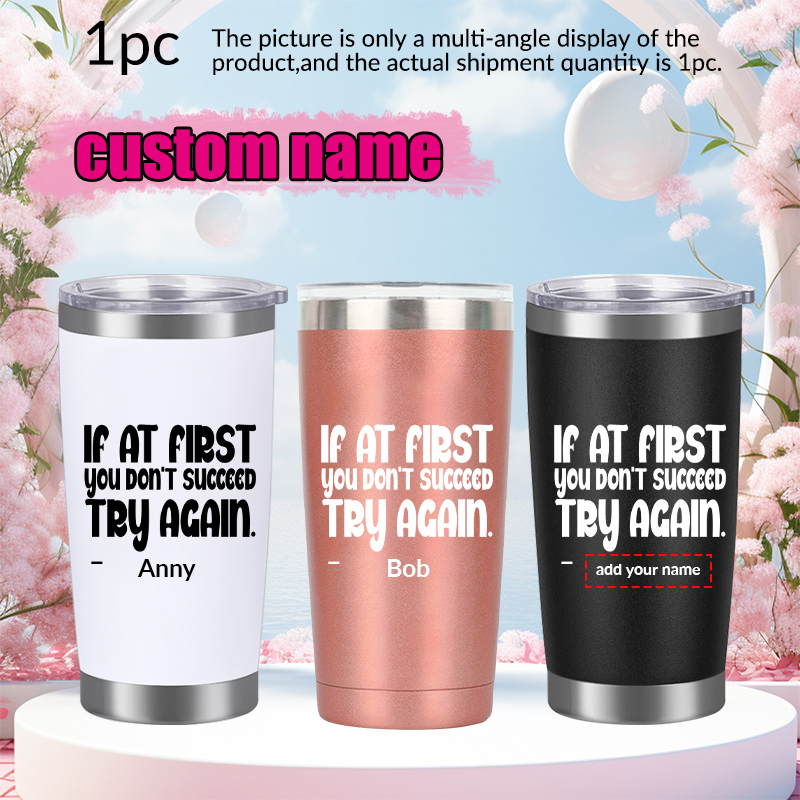 3D Printing Steel - 1pc Angepasst Name 20oz Auto Tasse