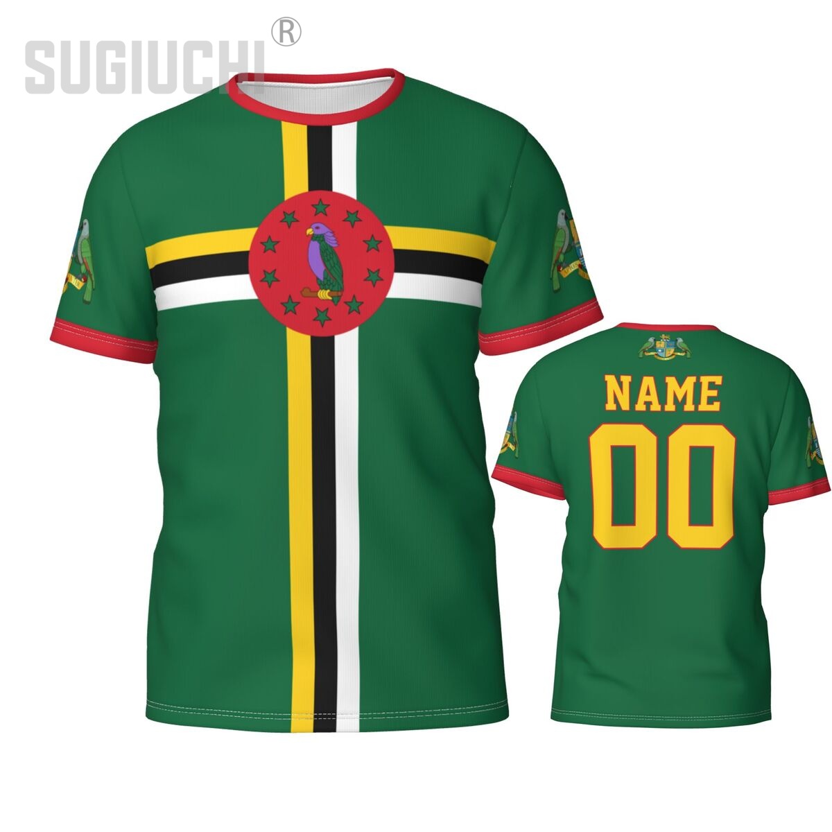 3D Printing Kpop - Benutzerdefinierte Name Nummer Dominica Flagge Emblem
