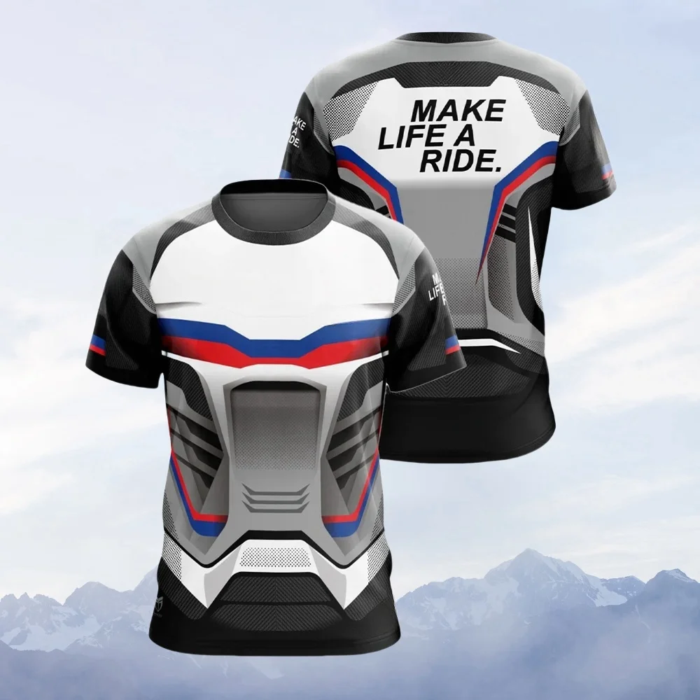 3D Printing Maket - Make Life A Ride Motorrad-Trikot für