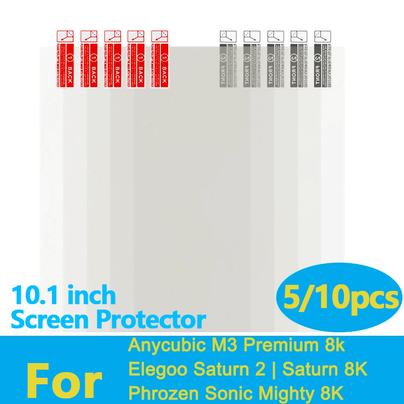 3D Printing Elegoo - 5/10PCS 3D Drucker 10,1 Zoll Displayschutzfolie