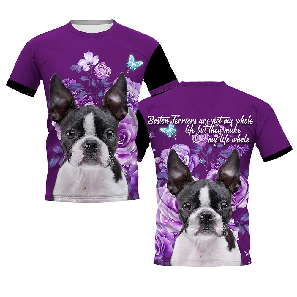3D Printing Maket - HX Boston Terrier T-shirts Hund Make