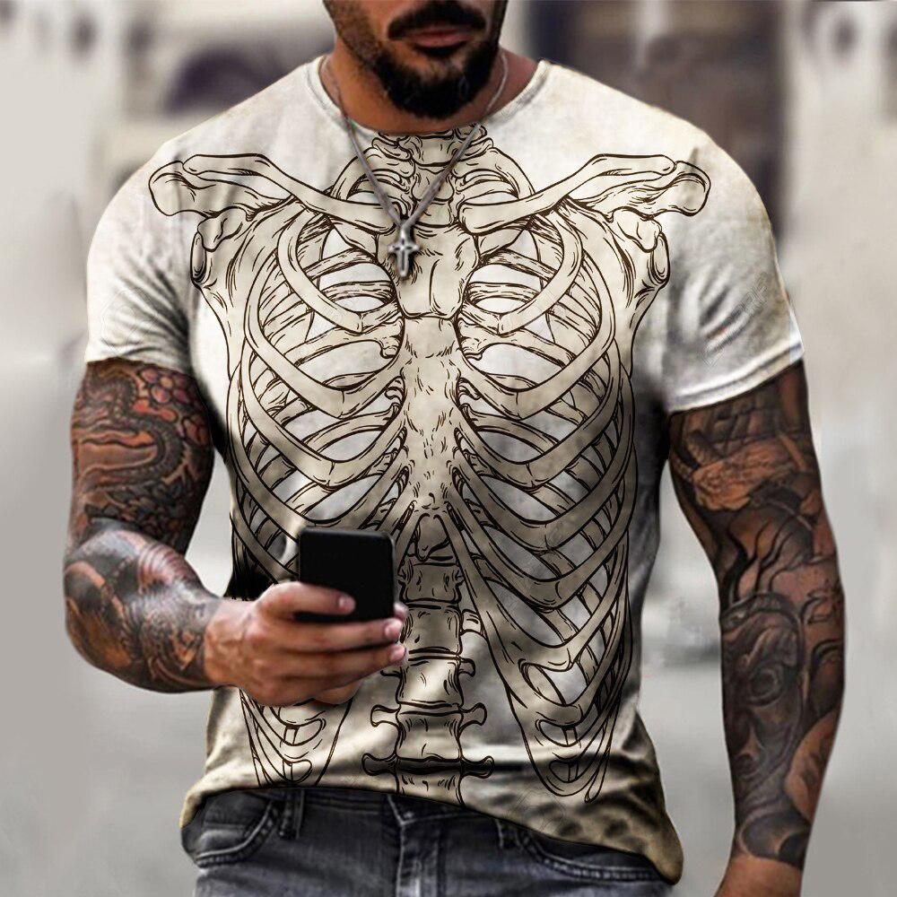 Herren-T-Shirt mit Röntgen-Ske – 3D Printing X Ray Bewertung und Preis