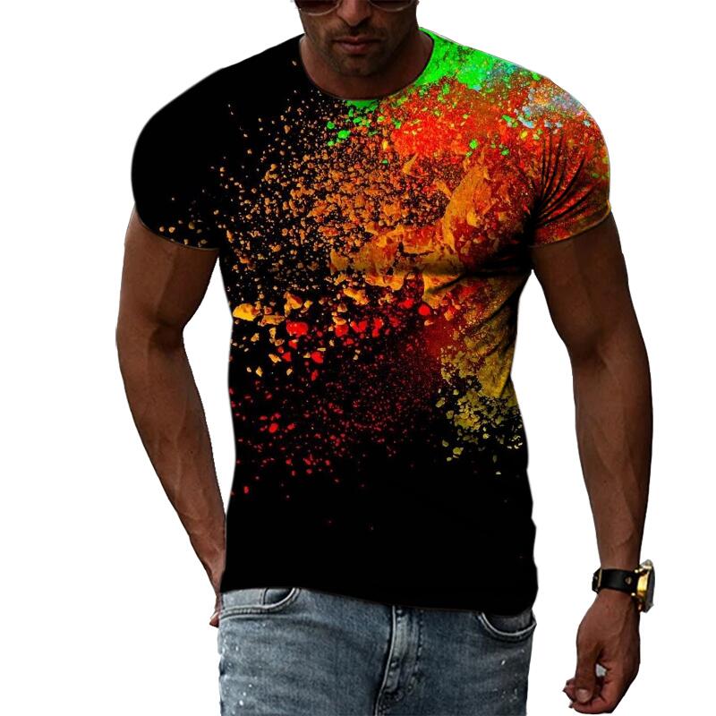 Herren Sommer Mode 3D-Druck Gr – 3D Printing Kpop Bewertung und Preis