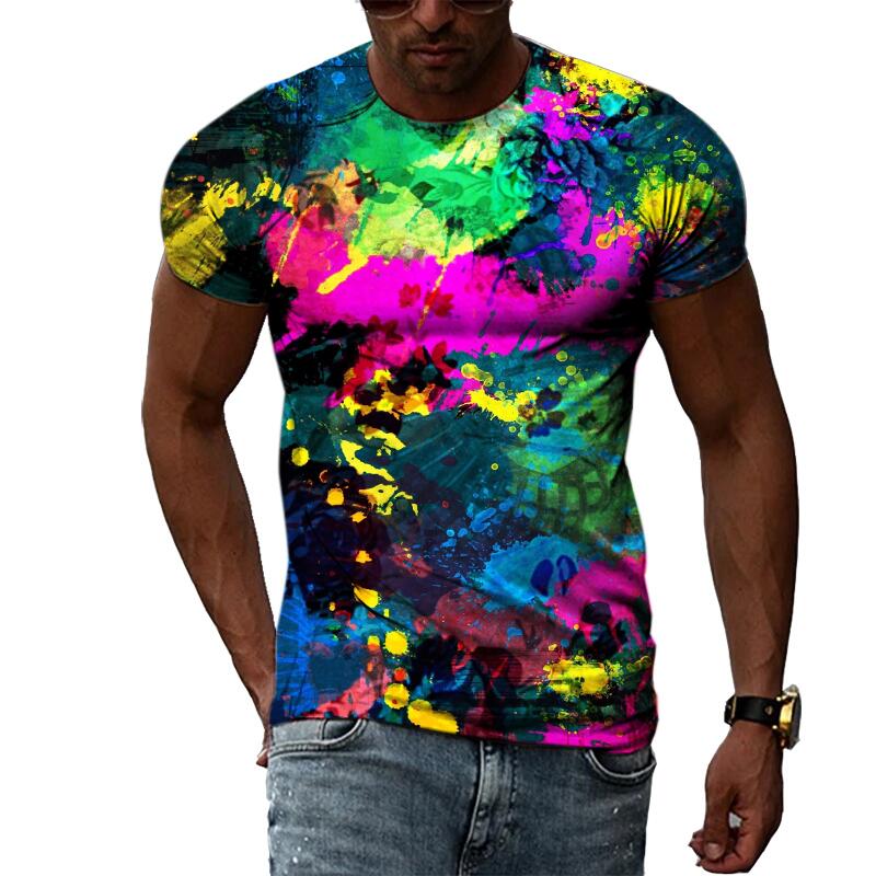 Herren Sommer Mode 3D-Druck Gr – 3D Printing Kpop Bewertung und Preis